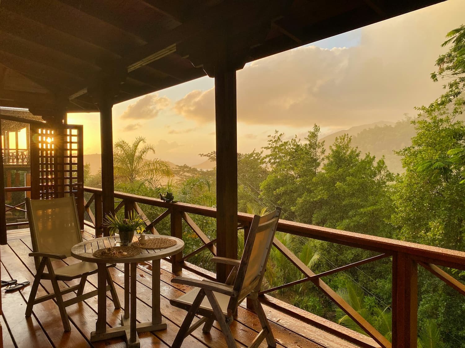 The verandah