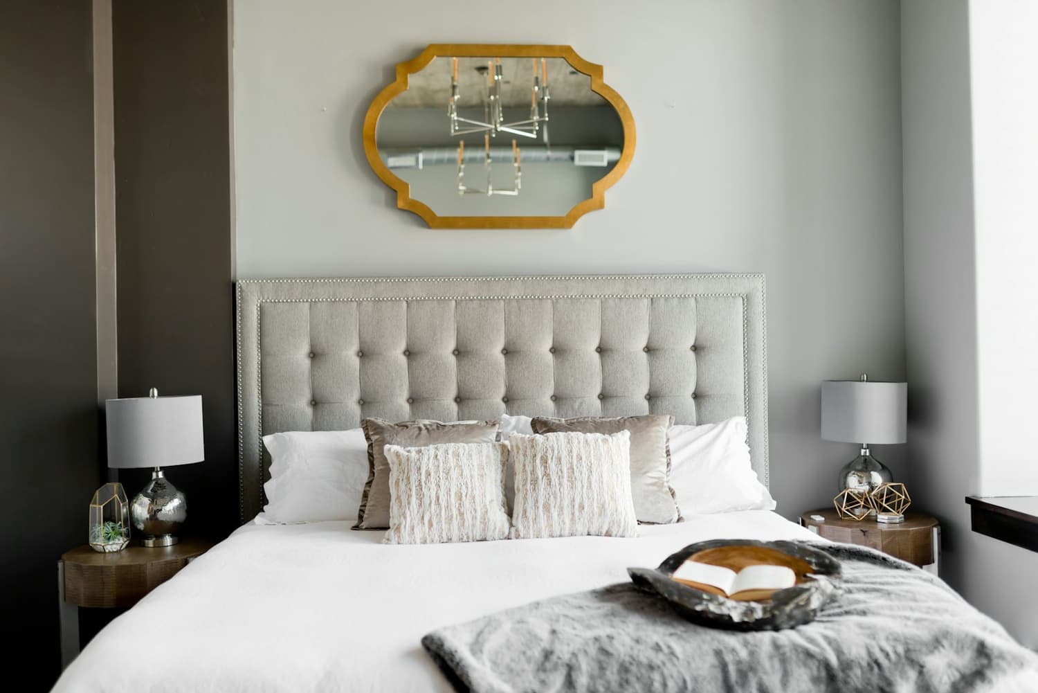 Bedroom opening to the sea
