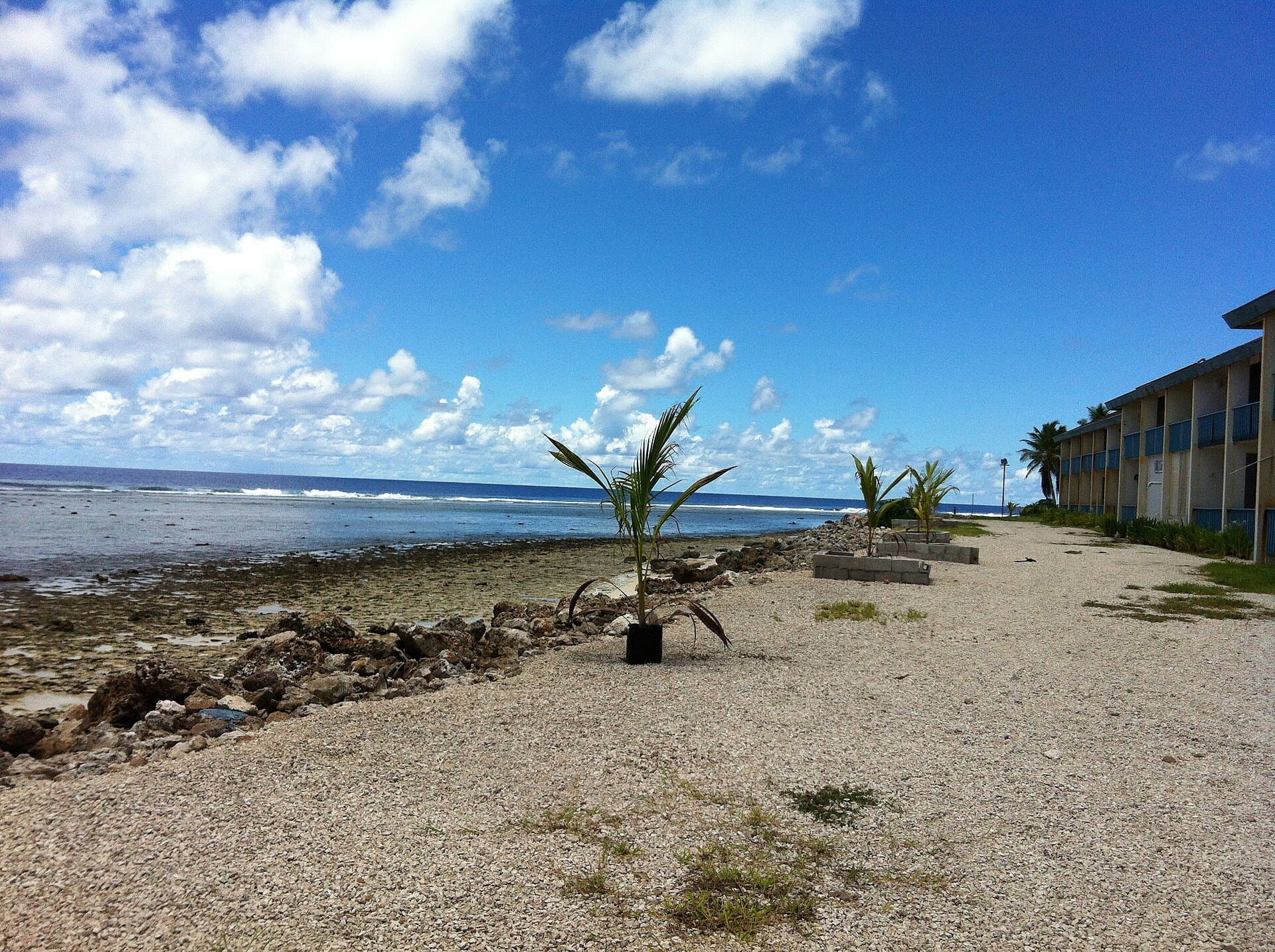 The sea walk beside the hotel